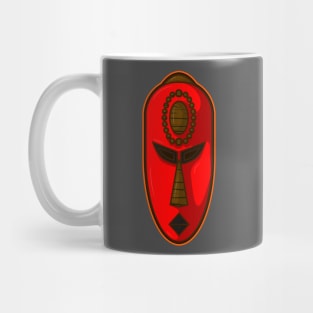 Ancient african aboriginal mask design Mug